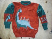 foto Dinosaurus (voor- en rugpand)