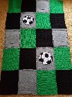 foto Voetbal (opgemaasd en in ribbels)