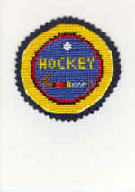 hockey badge, voor Sander, 11e verjaardag hockey badge, voor Sander, 11e verjaardag