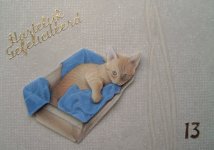 poezenmand, voor Elise, 13e verjaardag poezenmand, voor Elise, 13e verjaardag