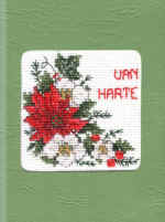 kerstster met anemonen, voor tante Rie, 85e verjaardag