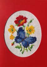 vlinder op bloem