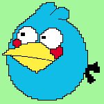 Angry birds - Blauwe vogel