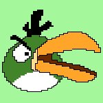 Angry birds - Groene vogel