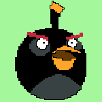 Angry birds - Zwarte vogel