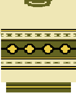 Beige met ruit