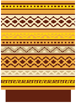 Jacquard bruin