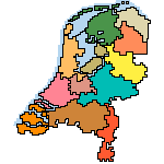 Nederland provinciekaart