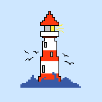 Vuurtoren rood